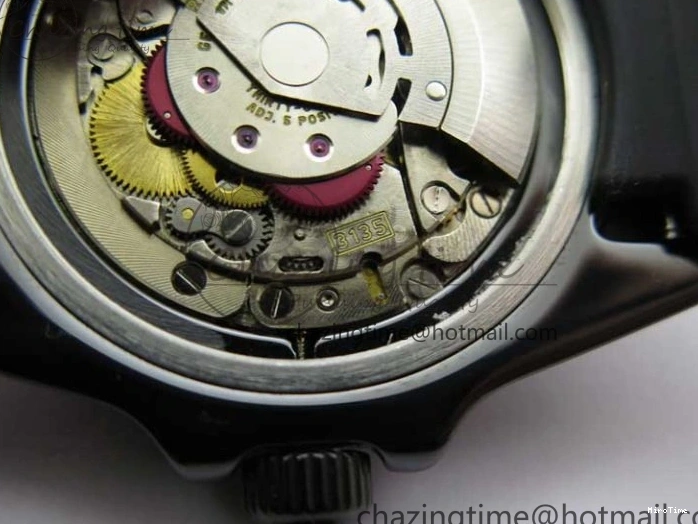 MiroTime 0122 Submariner 40mm Black Ceramic 5GF Best Edition Black Dial on Black Rubber Strap SA Unique 2464